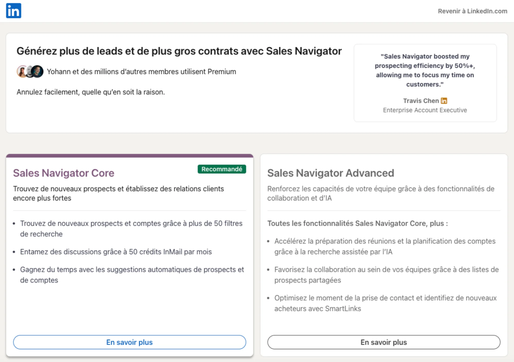 sales navigator vs sales navigator advanced