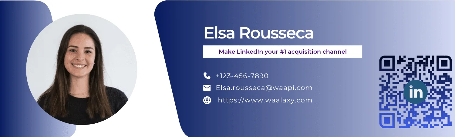 Profil Elsa Rousseca LinkedIn Waalaxy