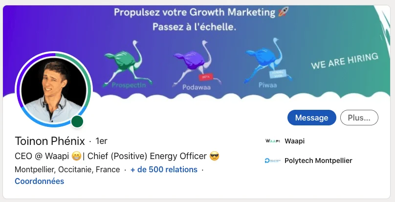 Toinon Phenix CEO WaAPI growth marketing