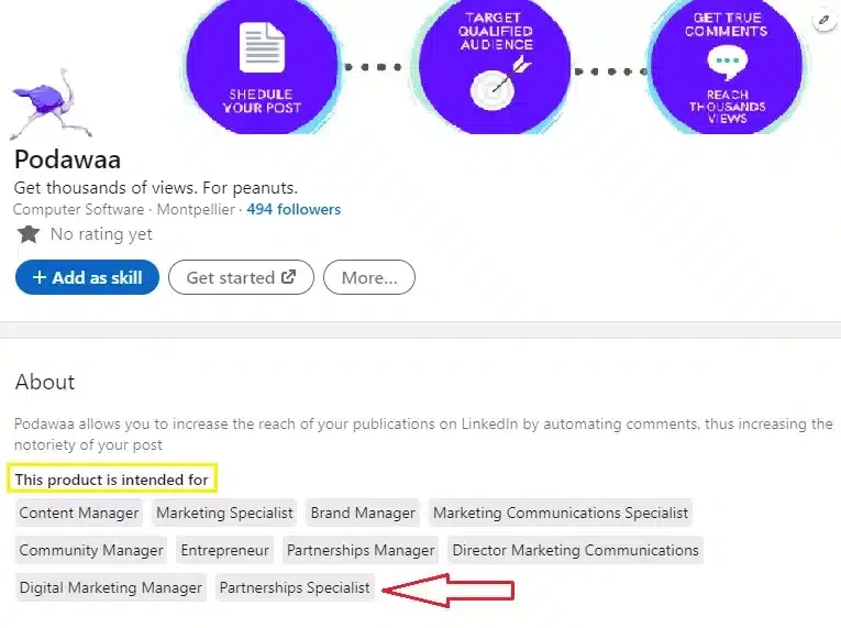 podawaa product page