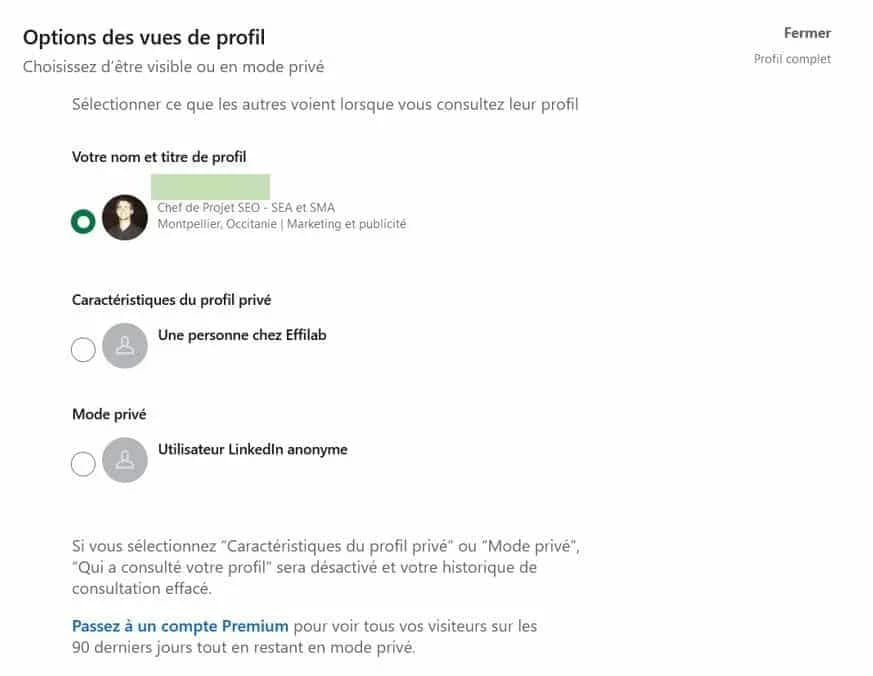 Comment consulter en privé sur LinkedIn ?