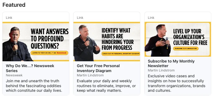 Featured content offers Newsweek Martin Lindstrom