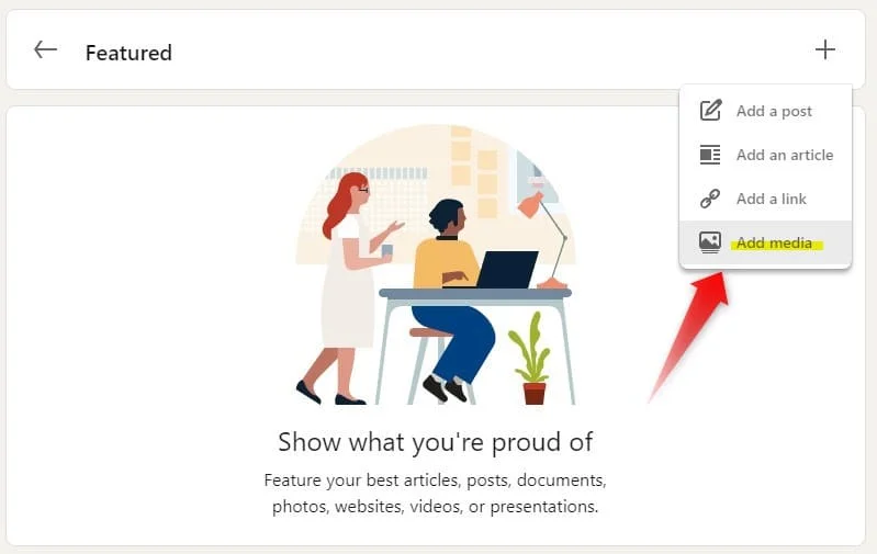 add media