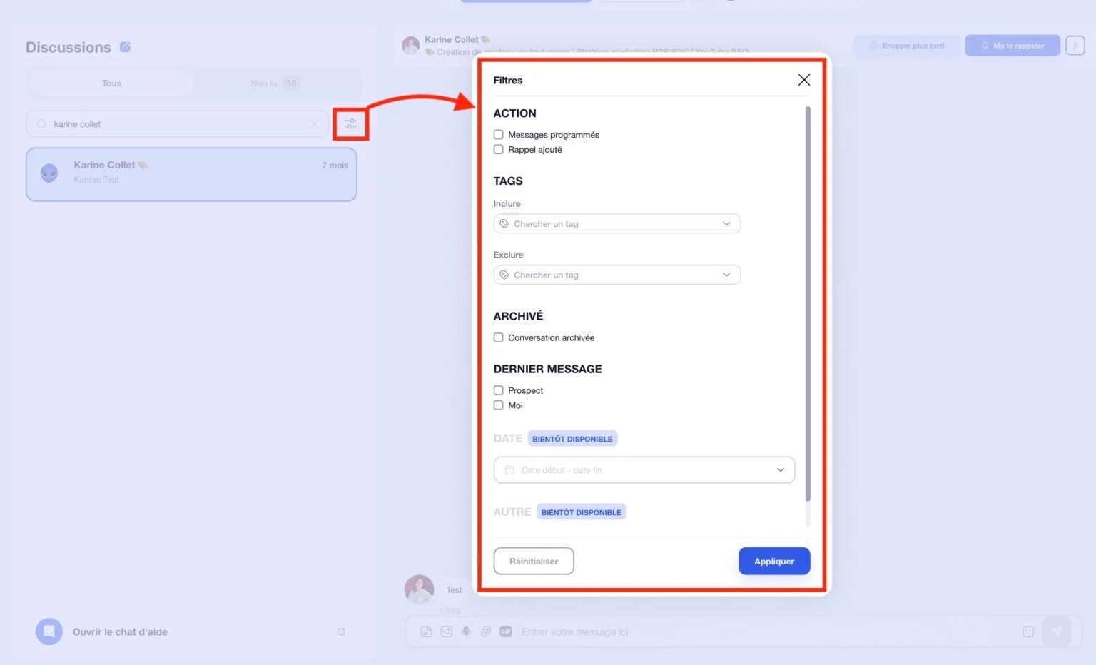 Utiliser les tags avec inbox waalaxy
