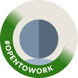 Logo Open to Work LinkedIn prospection