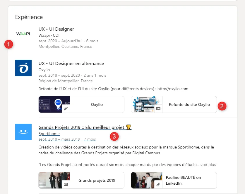 profile linkedin pour message recruter linkedin