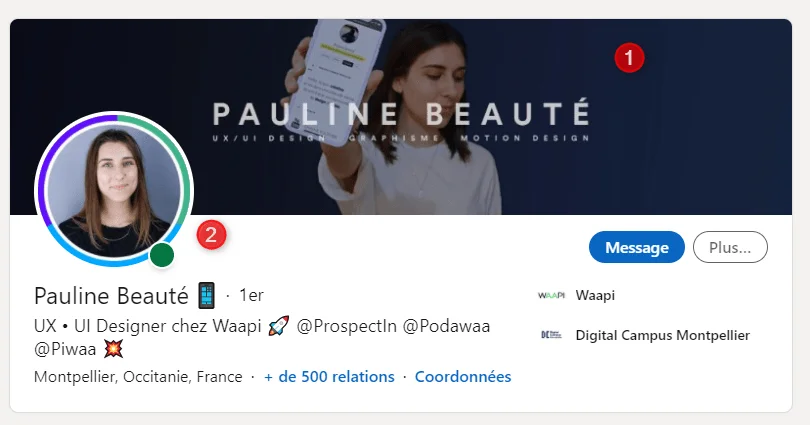 visible pour recruteurs sur linkedin