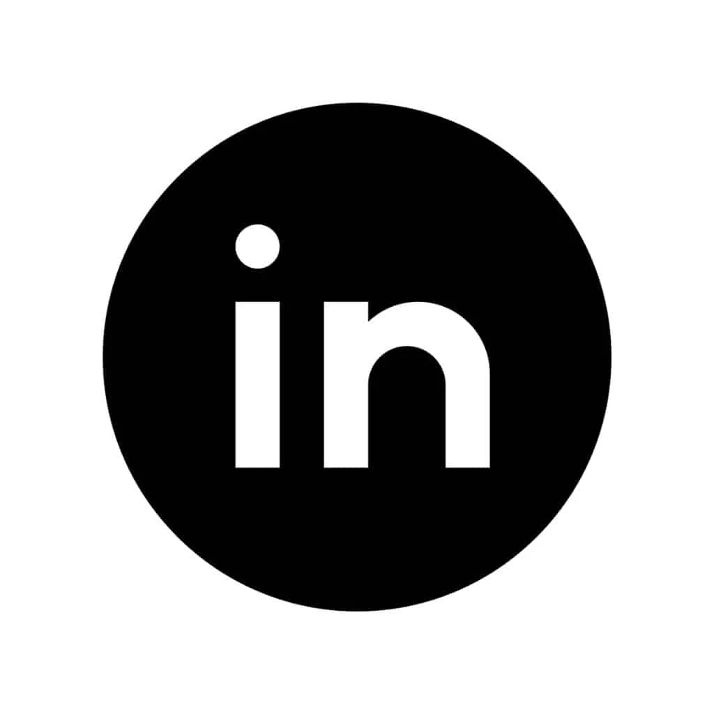 Logo LinkedIn jpg rond noir