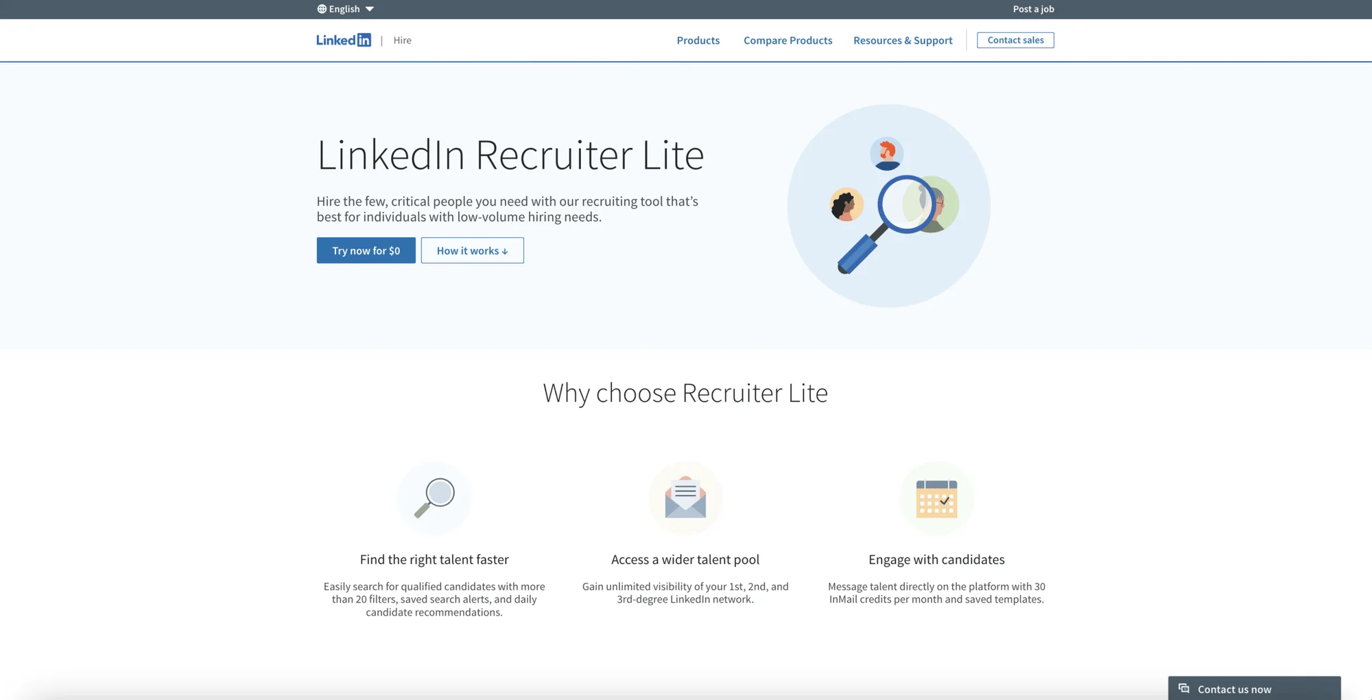 LinkedIn Recruiter Lite, for freelance and VSE recruiters