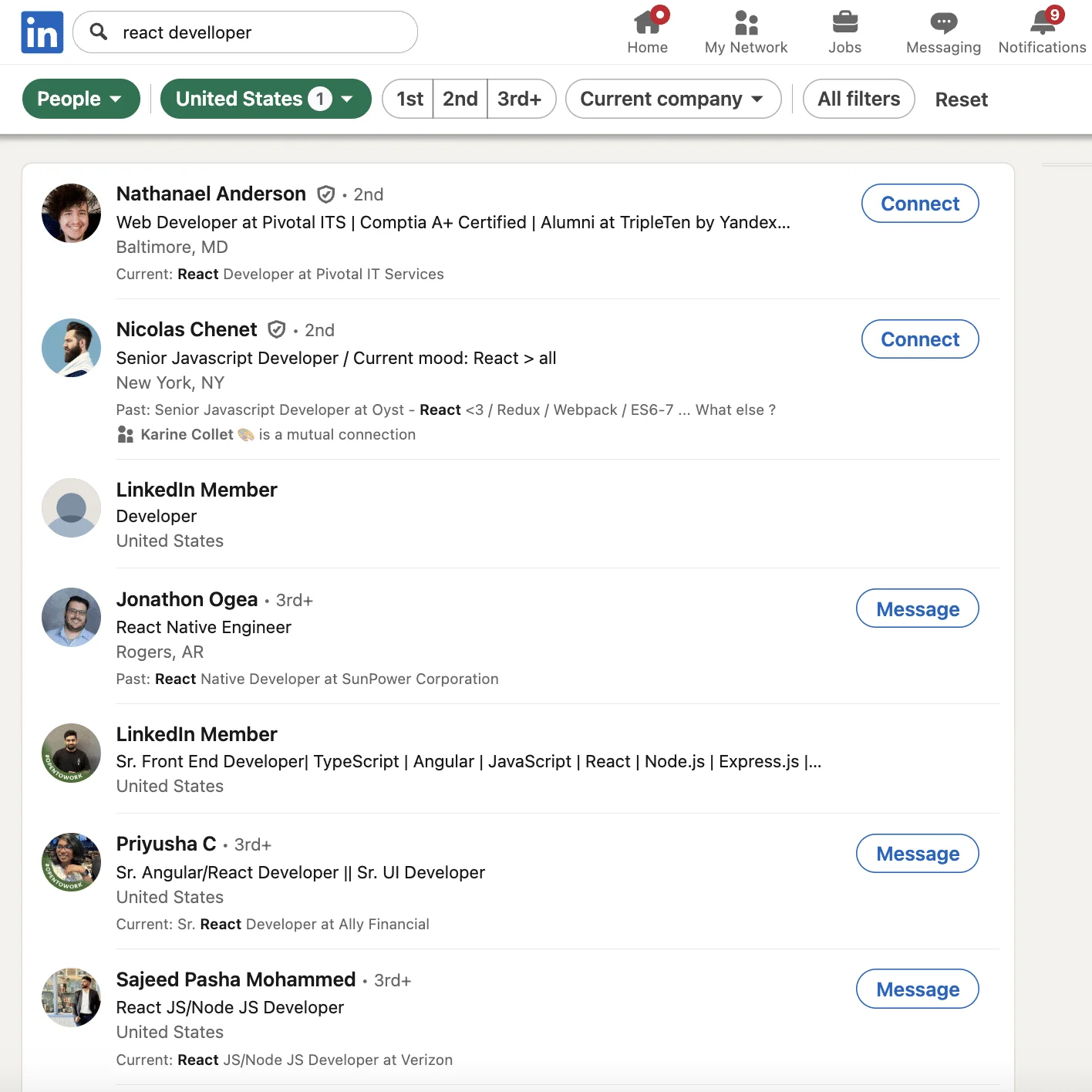 LinkedIn Login network