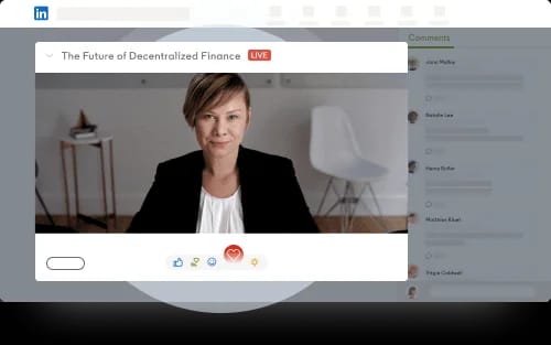 linkedin live