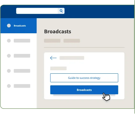 Guide stratégie broadcasts Waalaxy
