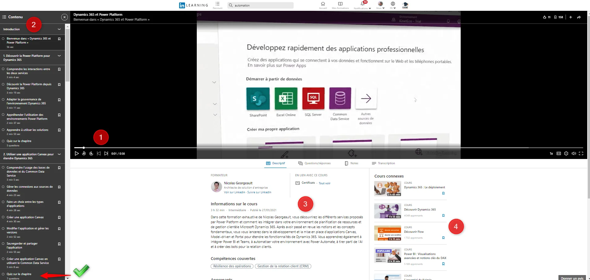 linkedin learning formation