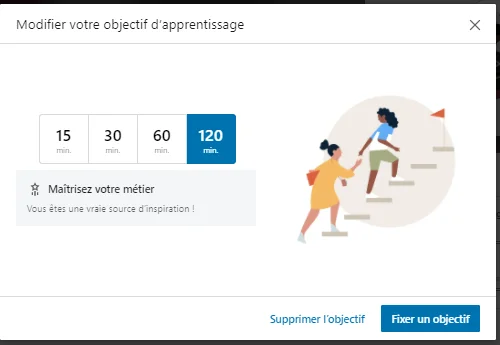LinkedIn Learning objectif
