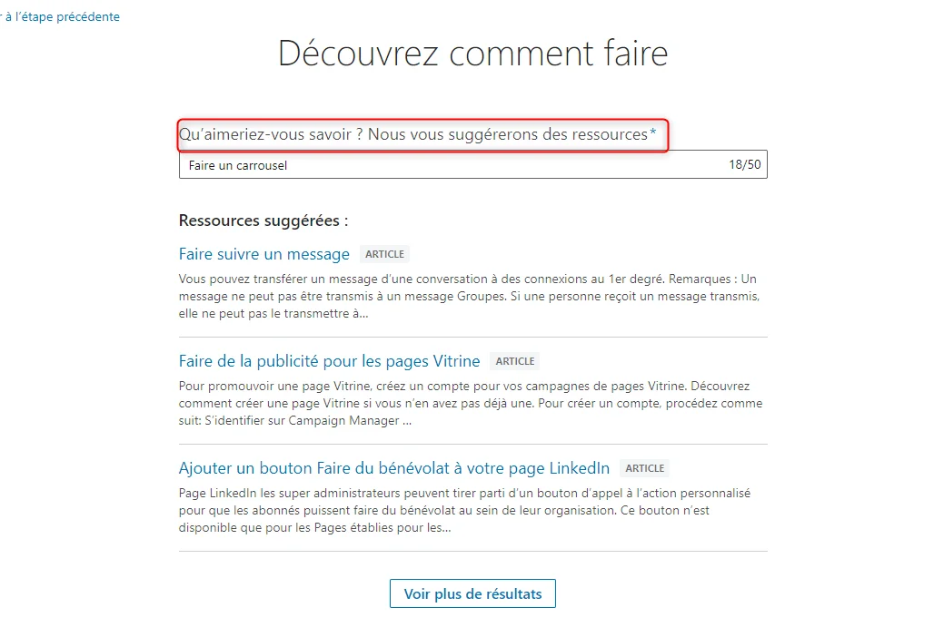linkedin ressources help