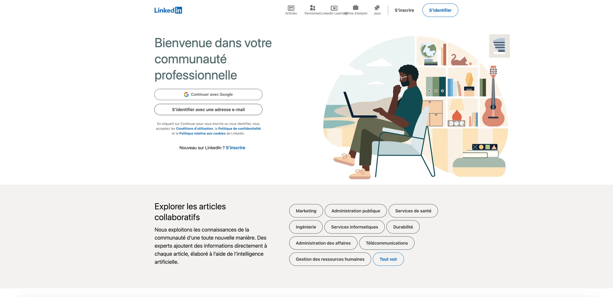 Comment contacter LinkedIn?