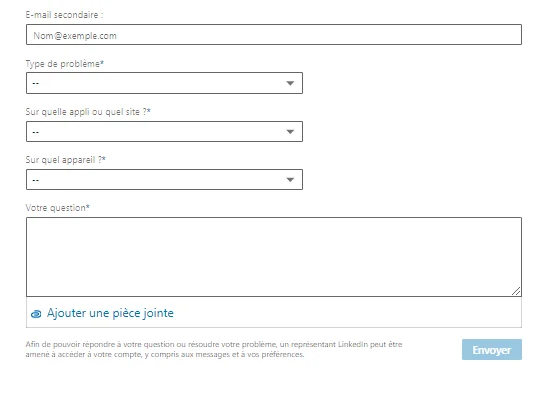 linkedin message help