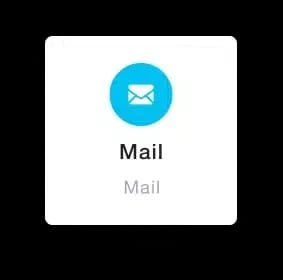 Mail icon contact communication