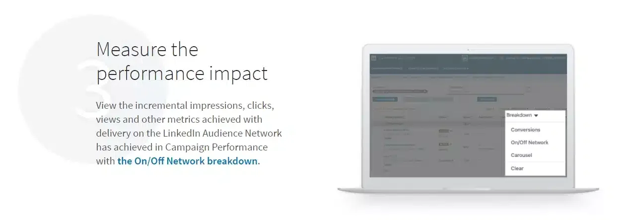 Measure performance impact LinkedIn campaign