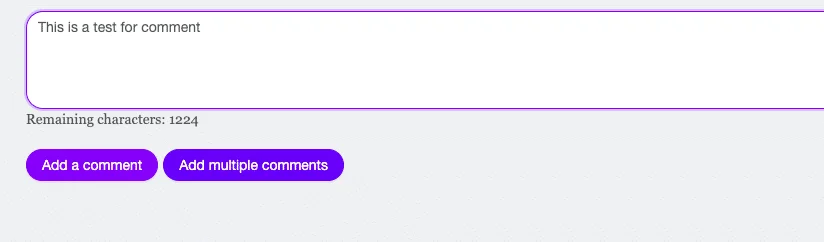 Interface commentaires Waalaxy