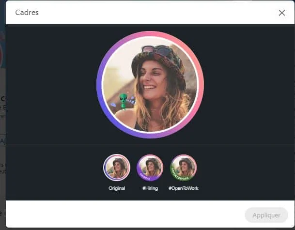 Cadres profil LinkedIn Waalaxy