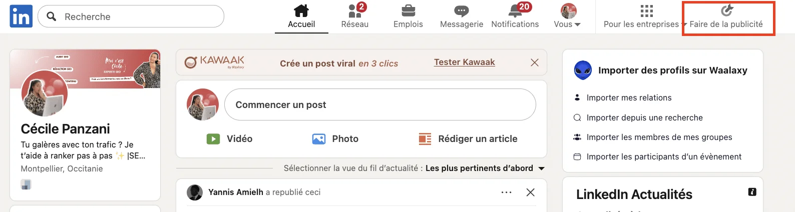 Formulaires Lead gen LinkedIn comment faire