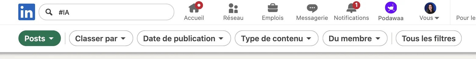Hoe zoek je vandaag naar inhoud op LinkedIn hashtag?