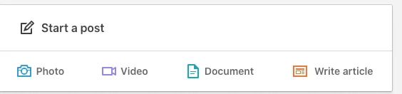 Interface création contenu Waalaxy