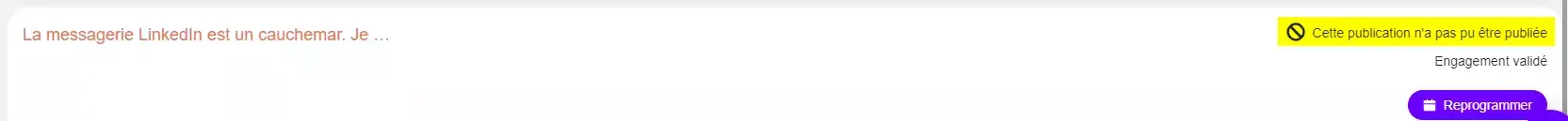 Interface messagerie LinkedIn Waalaxy