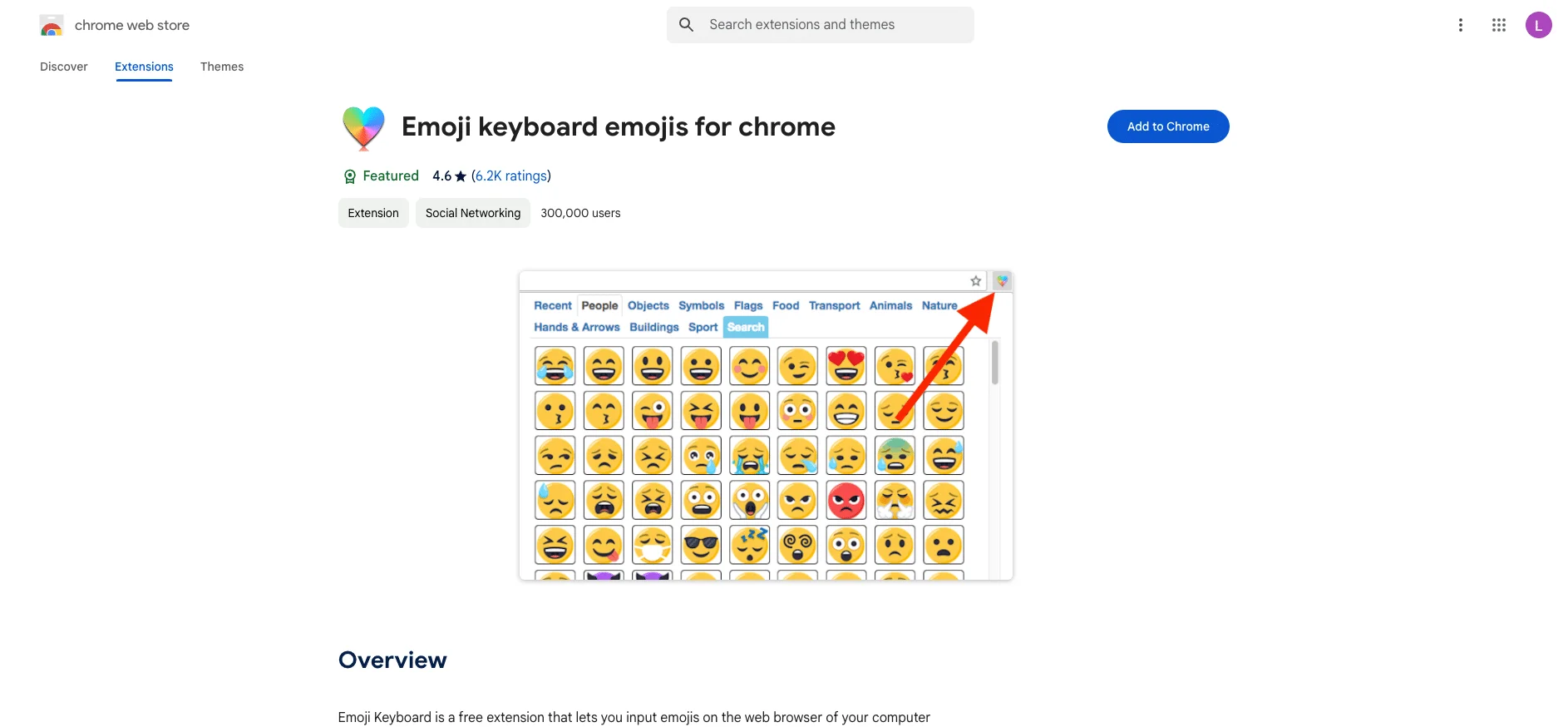 Emoji Keyboard Extension