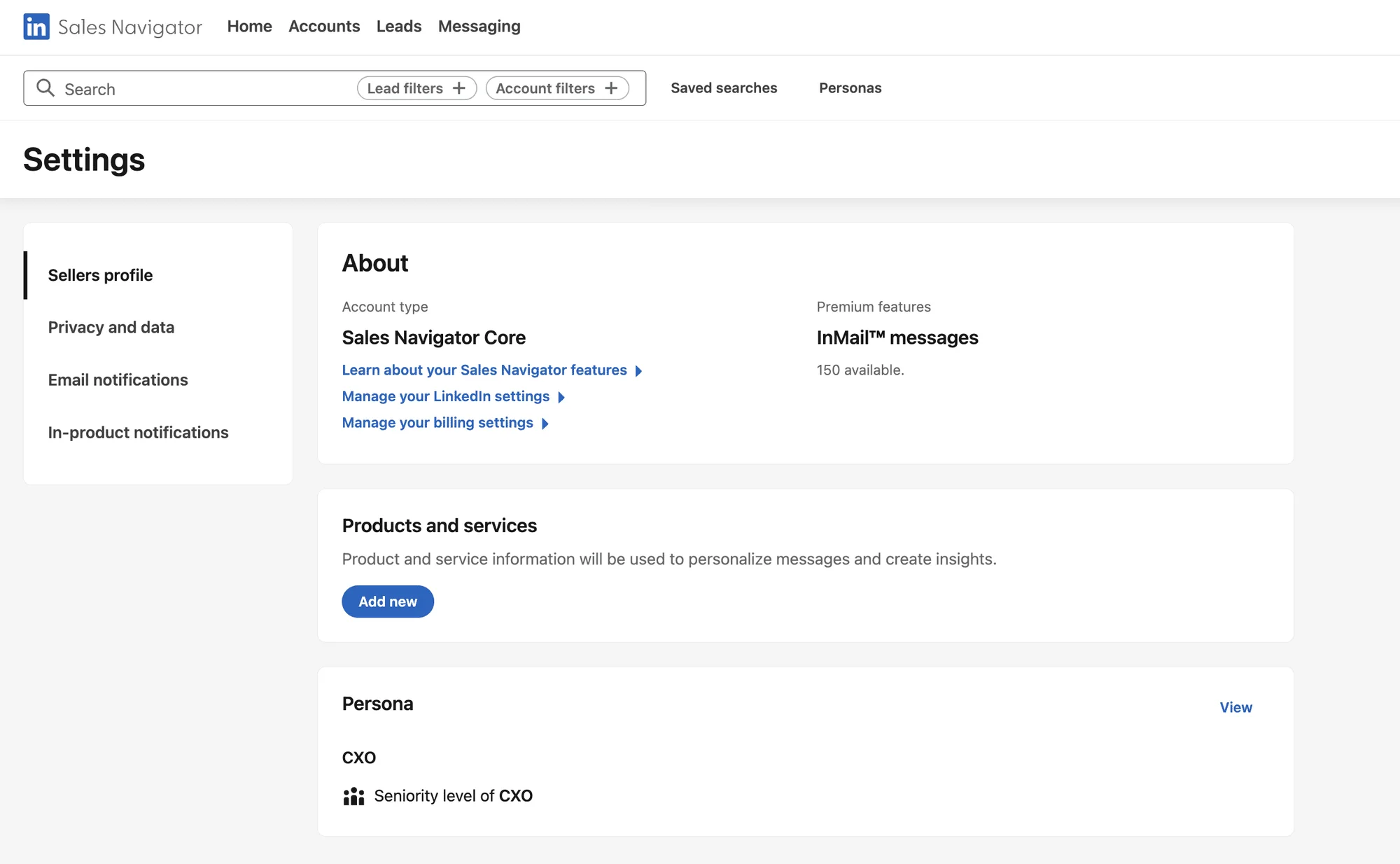 How do LinkedIn Sales Navigator InMail credits work?