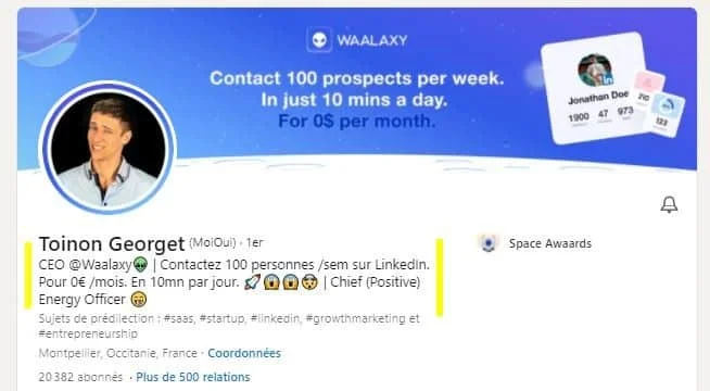 titre professionnel « accrocheur »