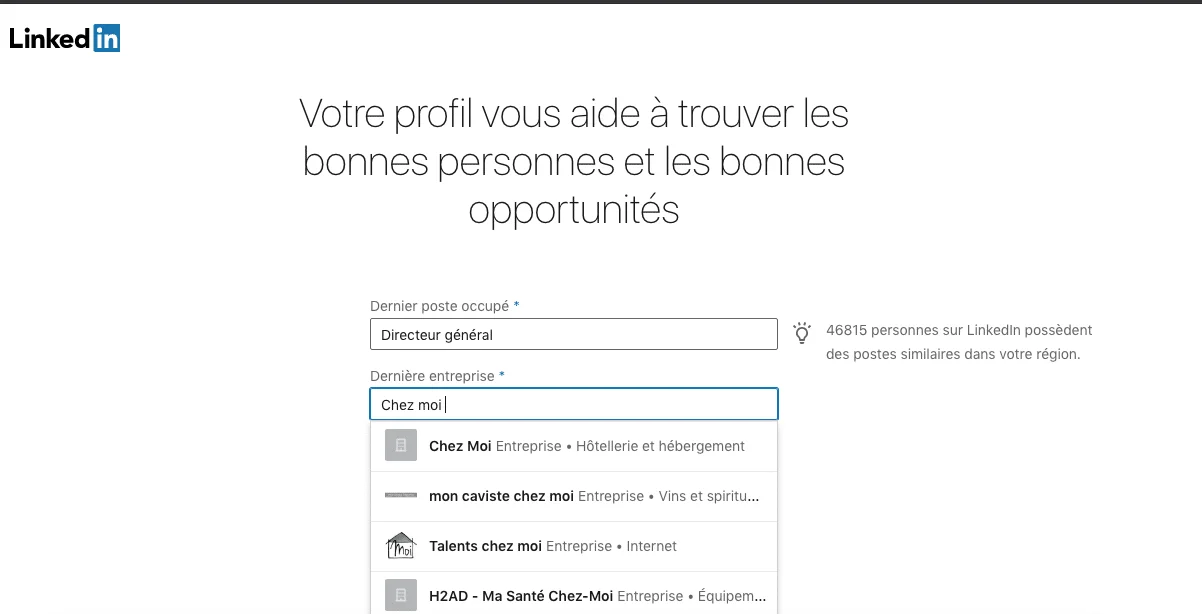 LinkedIn profil optimisation recherche emploi