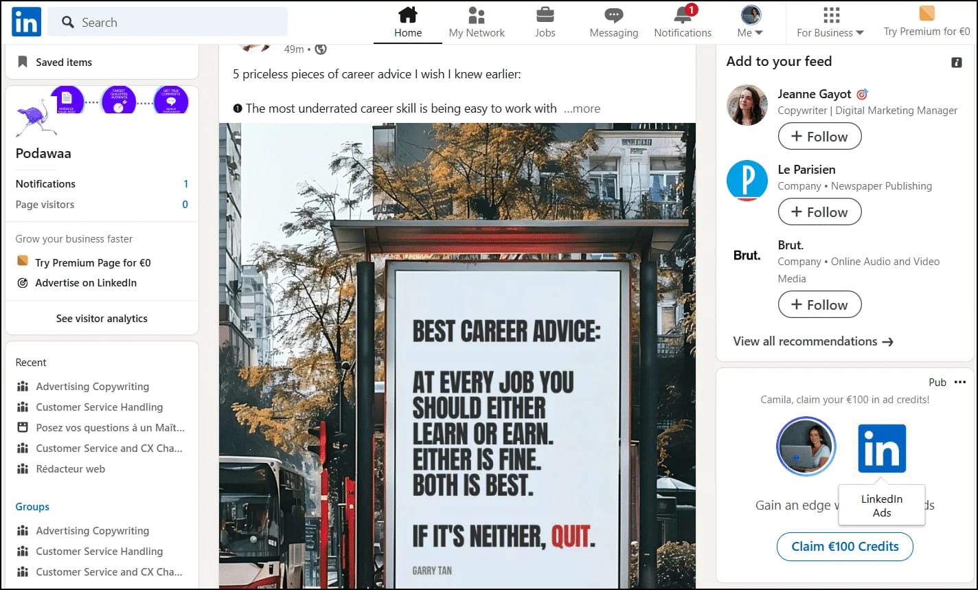 linkedin themenideen