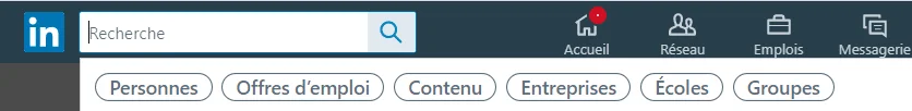 mot clé recherche linkedin