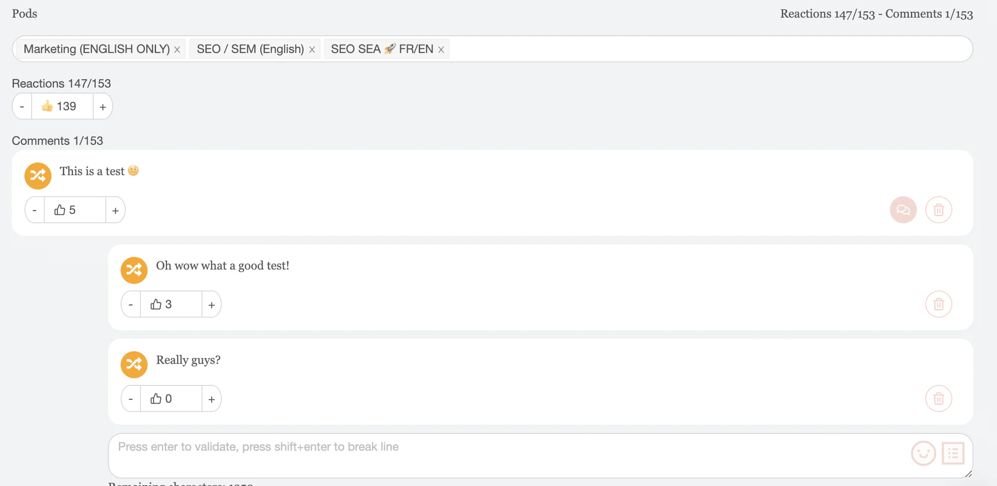 program linkedin post and comments