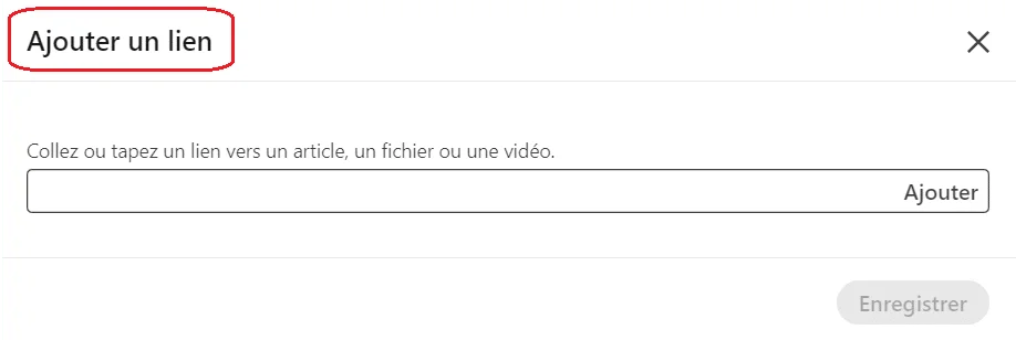 link URL LinkedIn
