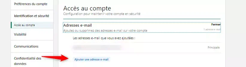 changer ou ajouter adresse email linkedin