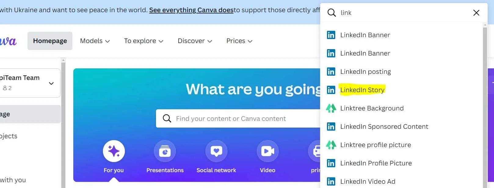 Make a LinkedIn carousel on Canva