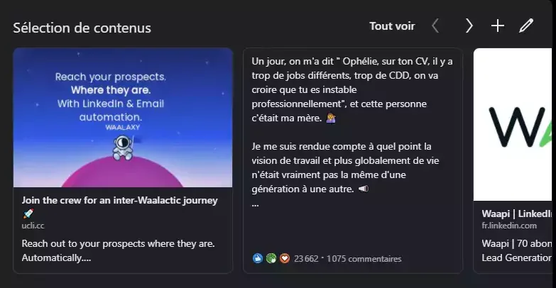 Waalaxy prospection LinkedIn automatisation