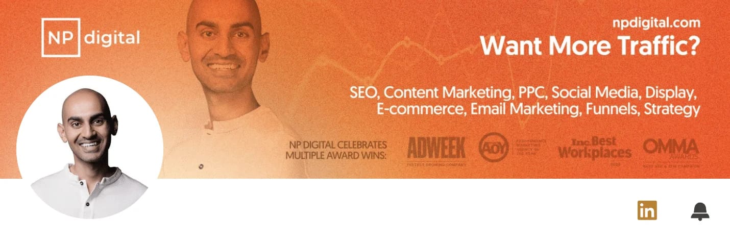 Professional LinkedIn banner template
