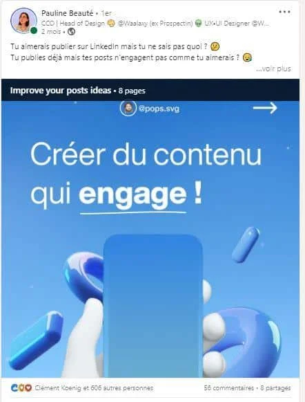 Créer contenu qui engage Waalaxy