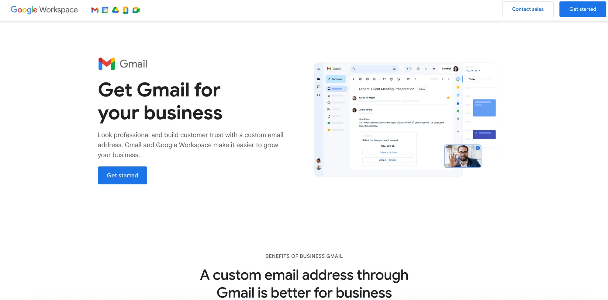 Create a domain with Google Workspace.