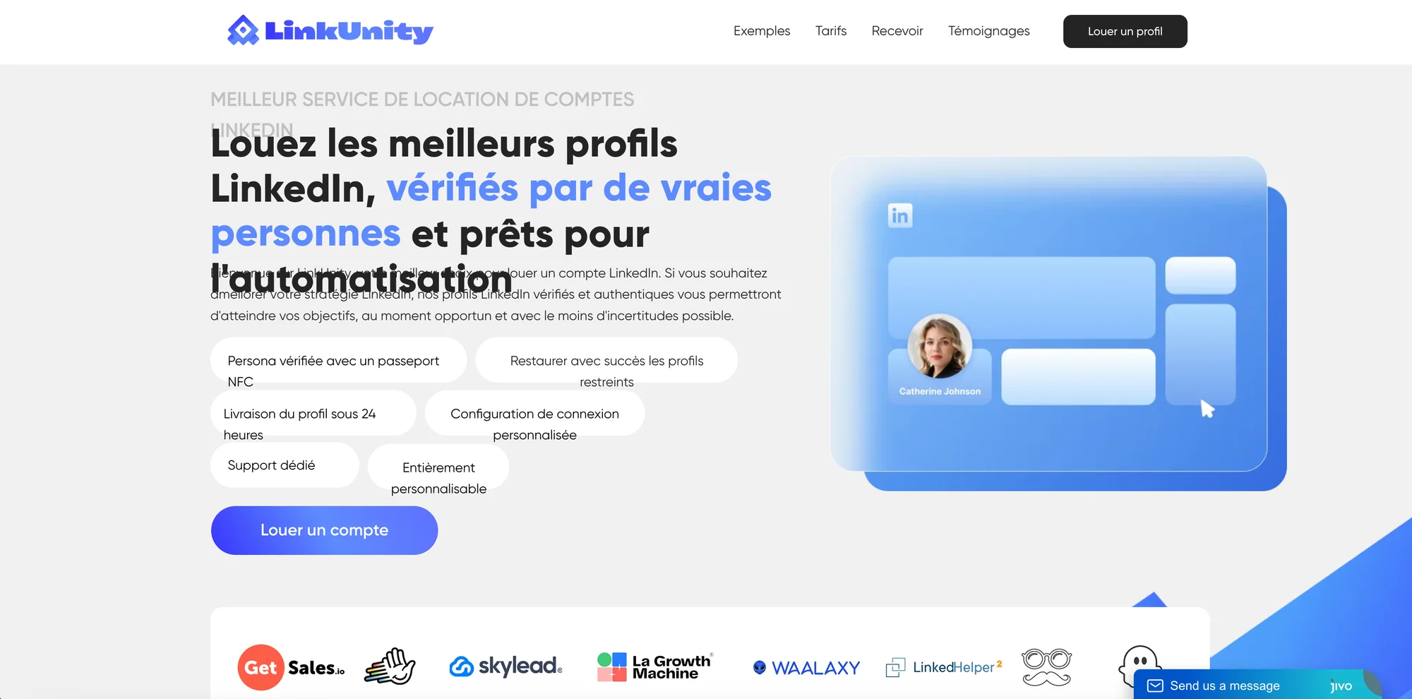 Les 12 meilleurs outils pour acheter des comptes LinkedIn vérifiés : LinkUnity