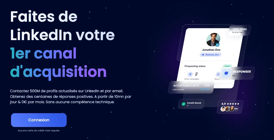Waalaxy, outil d'automatisation sur LinkedIn