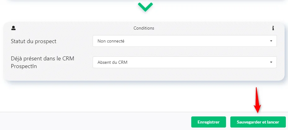 Conditions prospect CRM Waalaxy