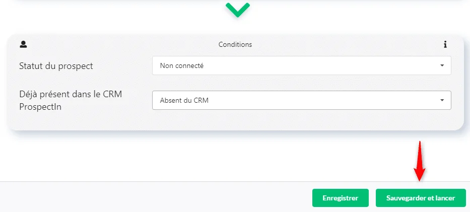 Conditions prospect CRM ProspectLN