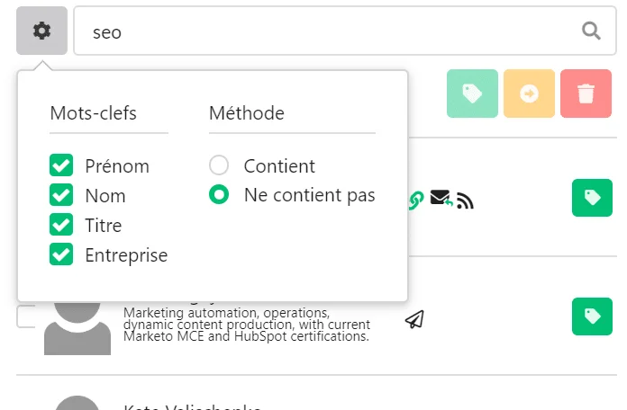 SEO mots clefs méthode Waalaxy