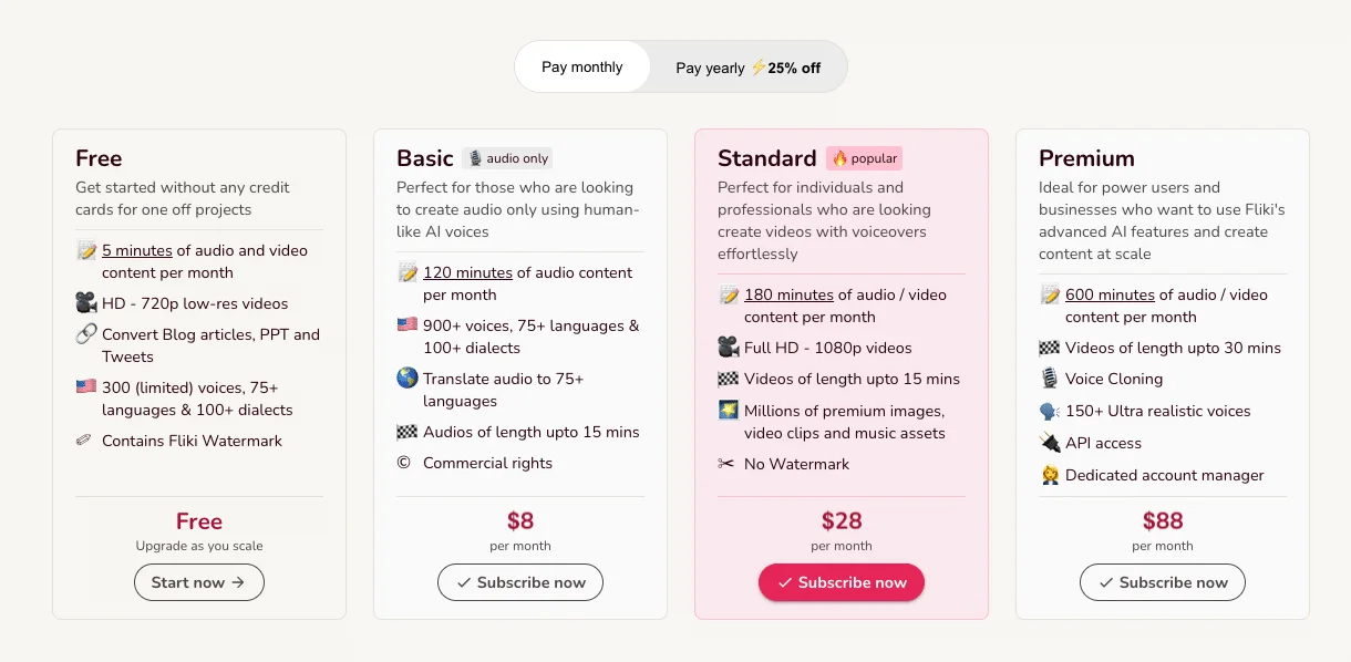 How do I get the AI tools Fliki?