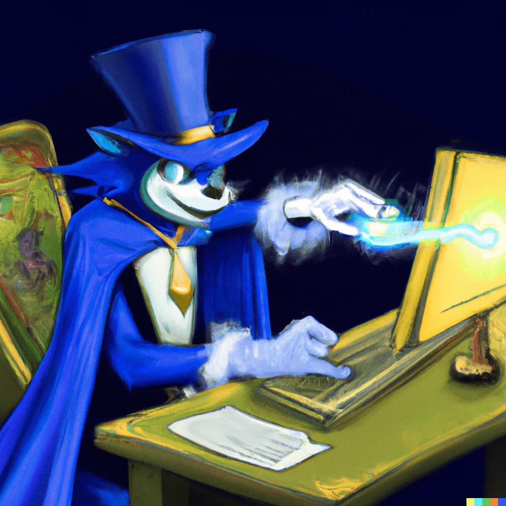Sonic AI-generated image